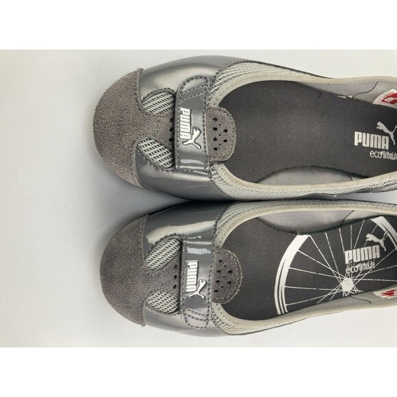 Puma Eco Ortholite Gray Womans Ballet Flats Slip On Shoes Womans Size 7 - Picture 10 of 10